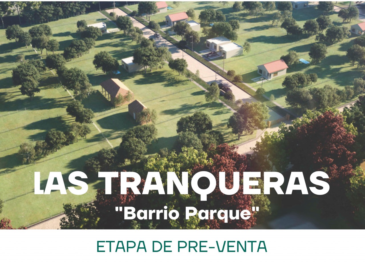 LOTE EN VENTA / LAS TRANQUERAS BARRIO PARQUE / PRE VENTA / YEI PORA / TORTUGUITAS